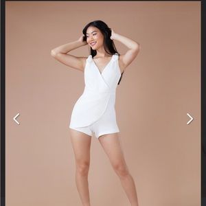 BCBG Shoulder Ties Skort